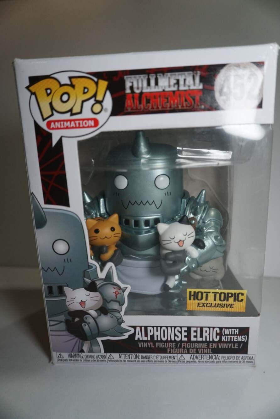 Funko Pop! Fullmetal Alchemist Alphonse Elric (with Kittens) #452 Hot Topic Excl